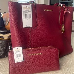 Michael Kors purse and wallet Mulberry